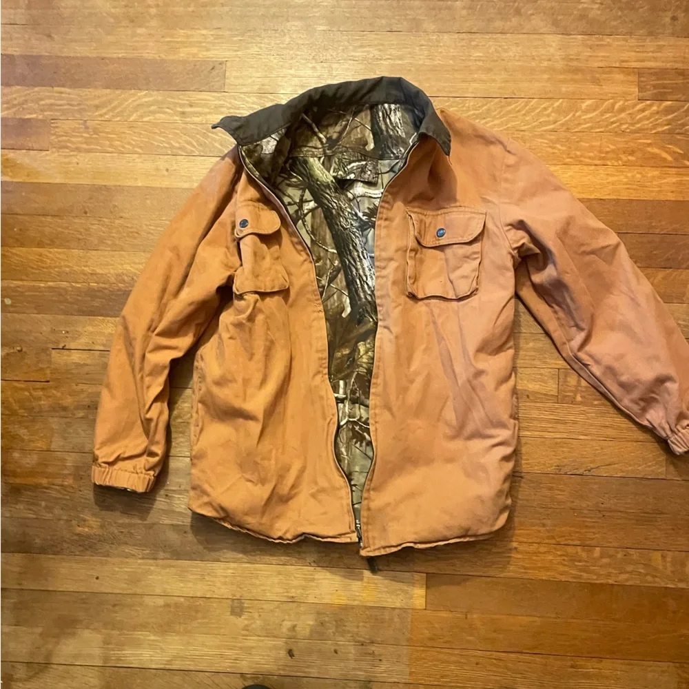 Realtree reversible camo tan Hunting Jacket - Picture 3 of 3